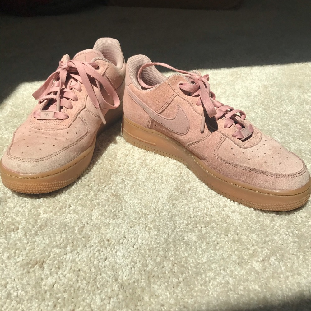 Pink nike sneakers